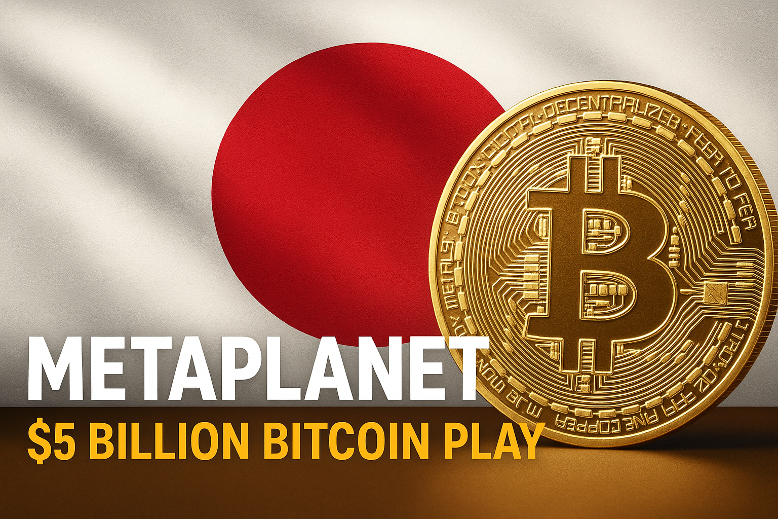 Metaplanet $5 Billion Bitcion Play