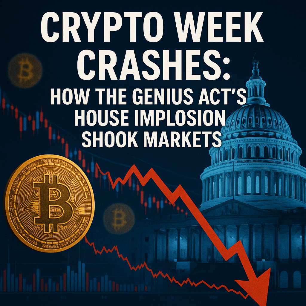 Cypto Week Crashes: How the GENIUS Act's House Implosion Shook Markets