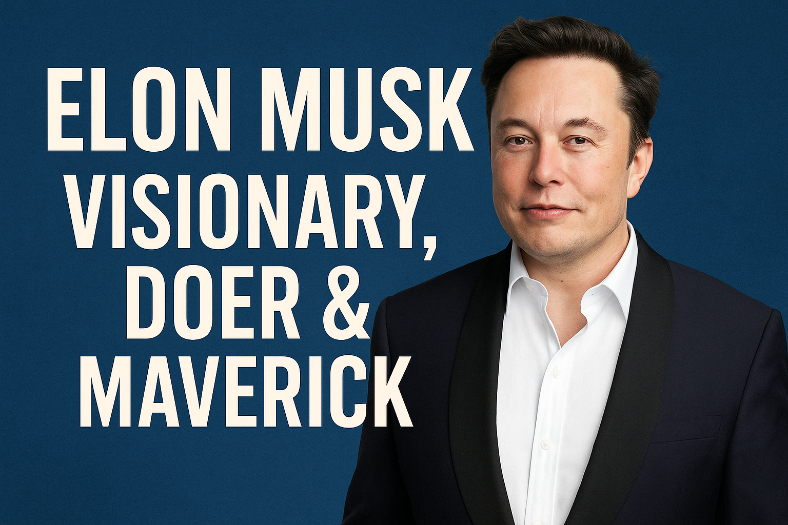 Elon Musk: Visionary, Doer & Maverick