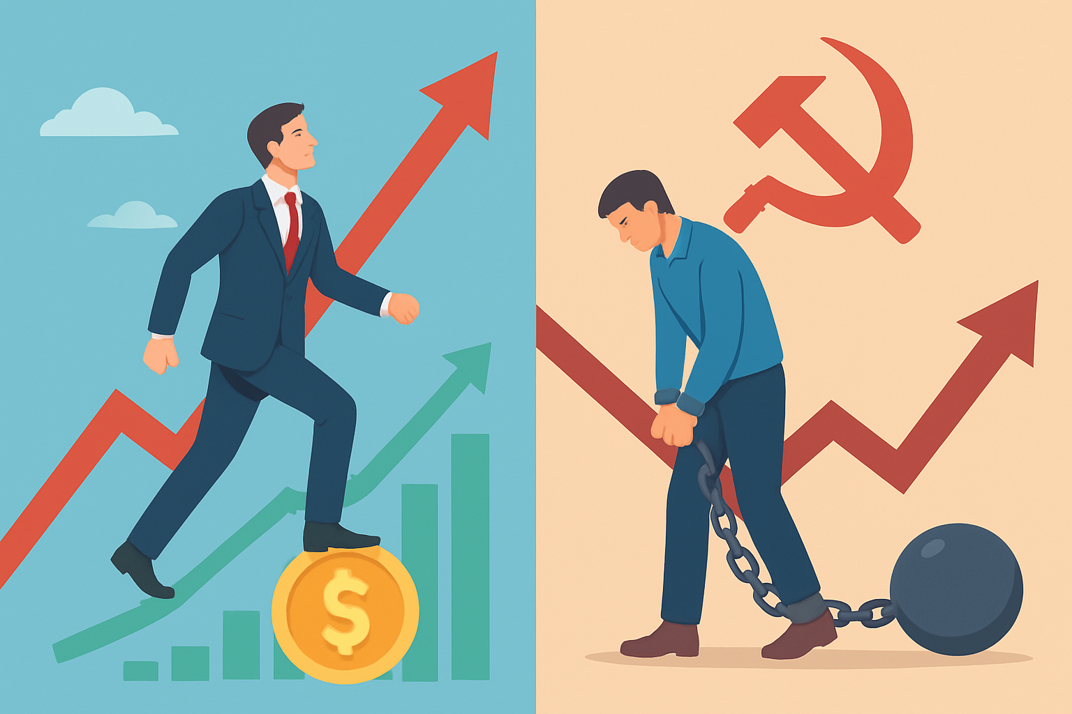 Free Market vs Socialism: Why Free Markets Outperform Socialist Economies- Every Time